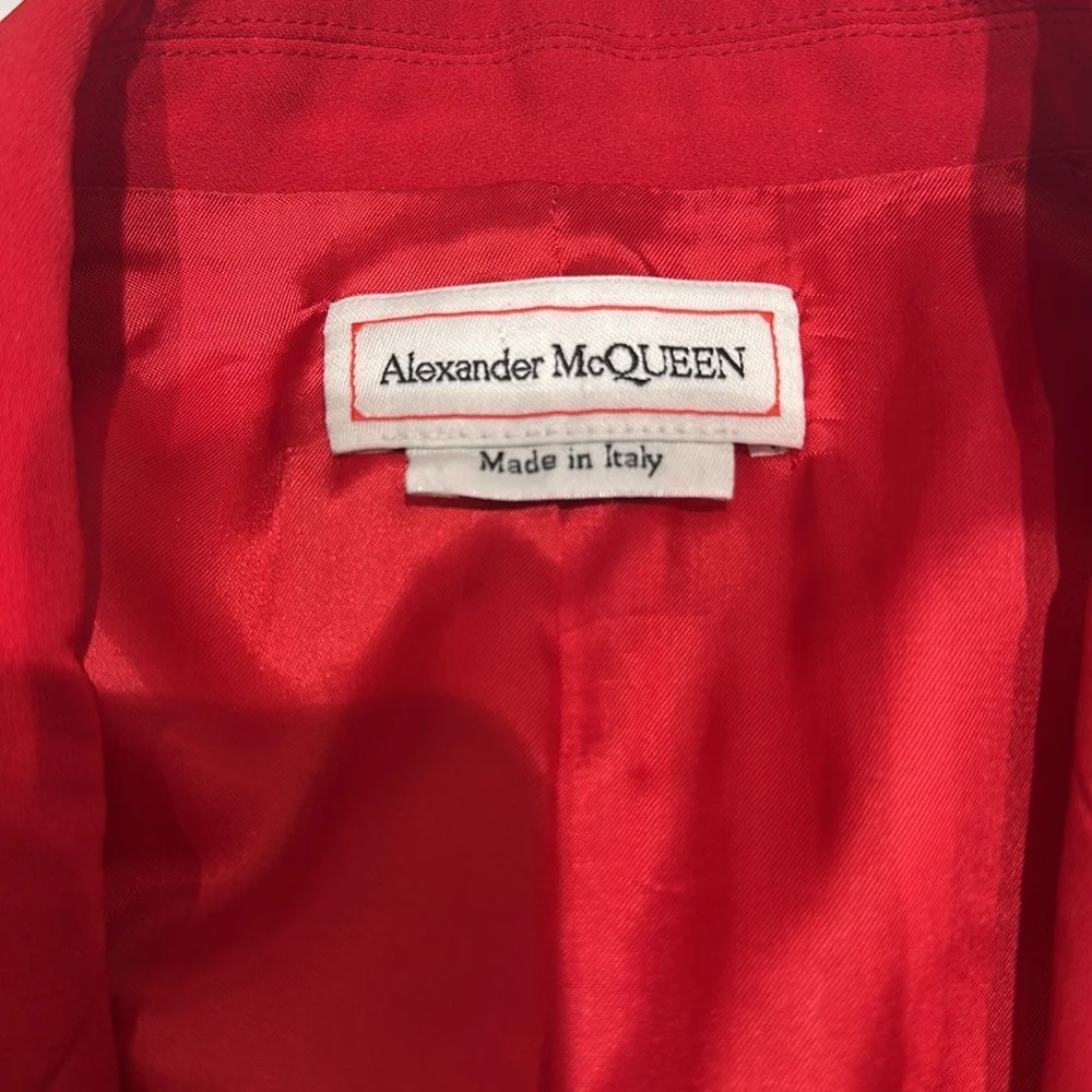 McQueen Alexander McQueen Leaf Crepe Jacket